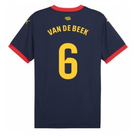 Girona Donny van de Beek #6 Auswärtstrikot 2024-25 Kurzarm